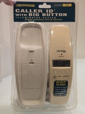 Conair Phone White Caller ID with Big Button Illuminated Keypad CID100WCS, New