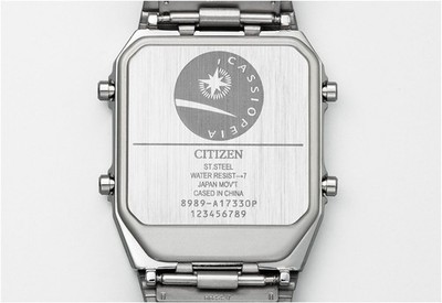 CITIZEN Ana-Digi Temp 140th Anniversary Ueno Station Cassiopeia