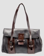 GUCCI Borsa vintage Marrone e Nera in Pelle di Vitello - Ottime condizioni