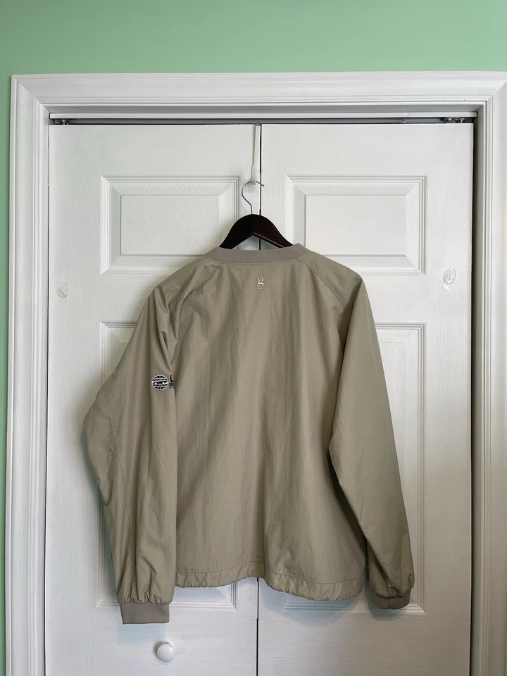 Lowes Motor Speedway Charlotte Womenβs Pullover Jacket Beige/Black White L - Image 3 of 4