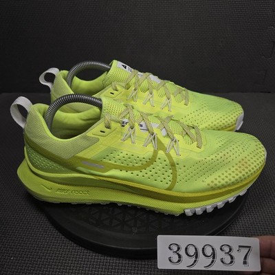 Nike React Pegasus Trail 4 Shoes Womens Sz 11 Yellow Running Sneakers DJ6159-701