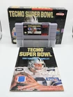 Tecmo Super Bowl Super Nintendo Entertainment System CIB Complete SNES