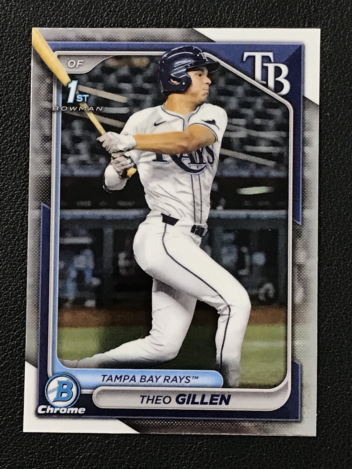 2024 Bowman Draft Chrome #BDC-73 Theo Gillen Tampa Bay Rays