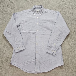 Vintage Brooks Brothers Shirt Mens 15 32/33 Blue Classic Button
