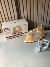 Oliso Tula Yellow Smart Iron Model: TG 1100 - Used/Very Clean/Fully Working.