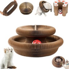 2 Pack Cat Accordion Magic Organ Cat Scratching Board Cat Toy Durable No Crumbs