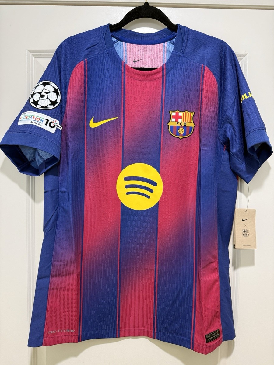 Lamine Yamal #10 Mens LARGE Nike FC Barcelona Authentic Player