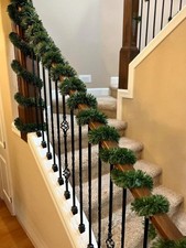 1roll Fur Strips Artificial Wreath Green Rattan Party Christmiss decore