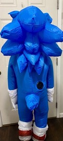 Kids Sonic Inflatable Costume Official Sonic Movie Outfit for Halloween One Size
