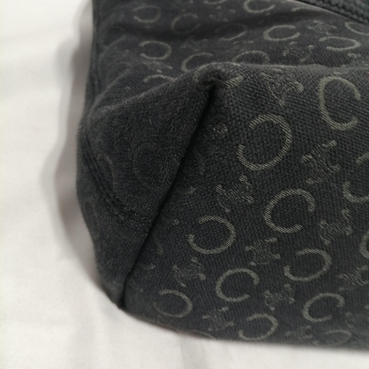 Handbag Model Blk Allover Pattern Macadam Scratch… - image 6