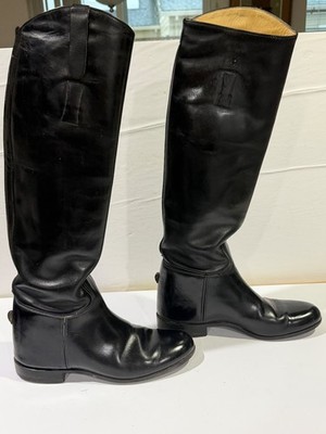 Grand Prix Tall Equestrian English Black Riding  Boots Women's Size 7