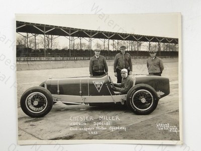 Chester Miller Hudson Special Indianapolis Motor Speedway 1932 Kirkpatrick Photo