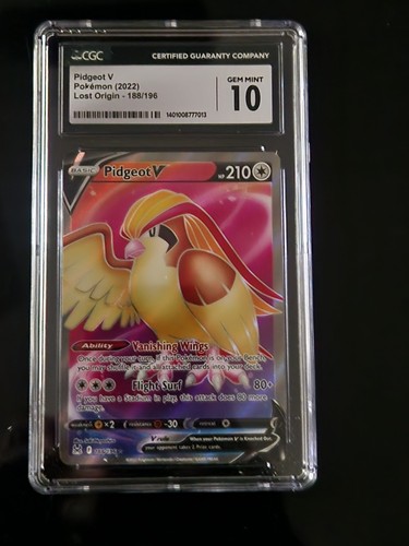 Pidgeot V graded CGC 10 for sale on eBay