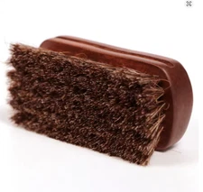 Horsehair Leather Textile Cleaning Brush for Car Interior Furniture Apparel Bag