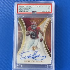 2016 Pan. Immc. Collection Collegiate Derrick Henry Autograph #112 NM PSA 7 #/99