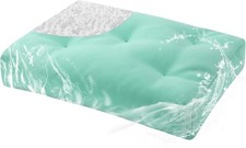 MABOZOO Bath Seat Pillow for Bathtub, Bathtub Cushion For Tub with Blue
