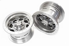 Billet Machined 8 Spoke Alloy Wheel Upgrade Kit 1-pair for 1/6 SCX6 45001