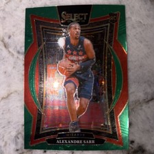 ALEXANDRE SARR 2024-25 SELECT CONCOURSE ROOKIE GREEN STARS PRIZM RC Q0882