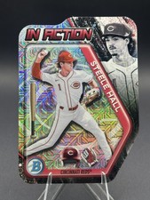 2025 Bowman Draft - Bowman in Action Steele Hall #BIA-2 Mojo Refractor (RC)