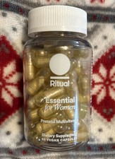 Prenatal Multivitamin Essential ritual For Women 60 Vegan Capsules exp 1/24/26