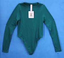 Savage X Fenty Long sleeve Crew neck Thong Bodysuit Size NWT Size 8-10 H7787