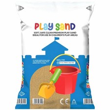 Kids Play Sand 20kg Soft Washed Natural Non Toxic Sandpit Sand Garden Outdoor