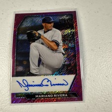 2026 LEAF METAL Baseball MARIANO RIVERA Pink SHIMMER On Card AUTO 2/4 Yankees