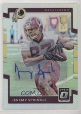 2017 Donruss Optic Rookies Holo Auto 13/99 Jeremy Sprinkle #115 Auto 0c2