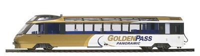 Bemo H0 3688313 - MOB Arst 151 Steuerwagen ''GoldenPass Panoramic''  Neuware