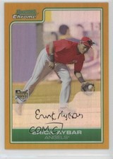 2006 Bowman Draft Chrome Gold Refractor 37/50 Erick Aybar #BDP43 1h1