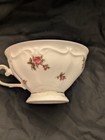 Vintage Bavaria Western Germany Porcelain Teacup and Saucer Set Pink Rosebud — photo 9