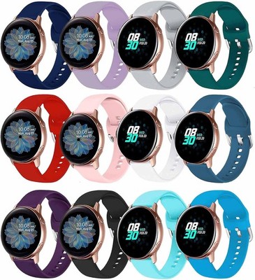 12 Color Soft Silicone Strap Compatible with Samsung Galaxy Watch 7 40mm 44mm