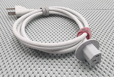 Genuine Apple Power Cord For iMac - A7 - White - 3 Prong 10A 125V - 622-0153