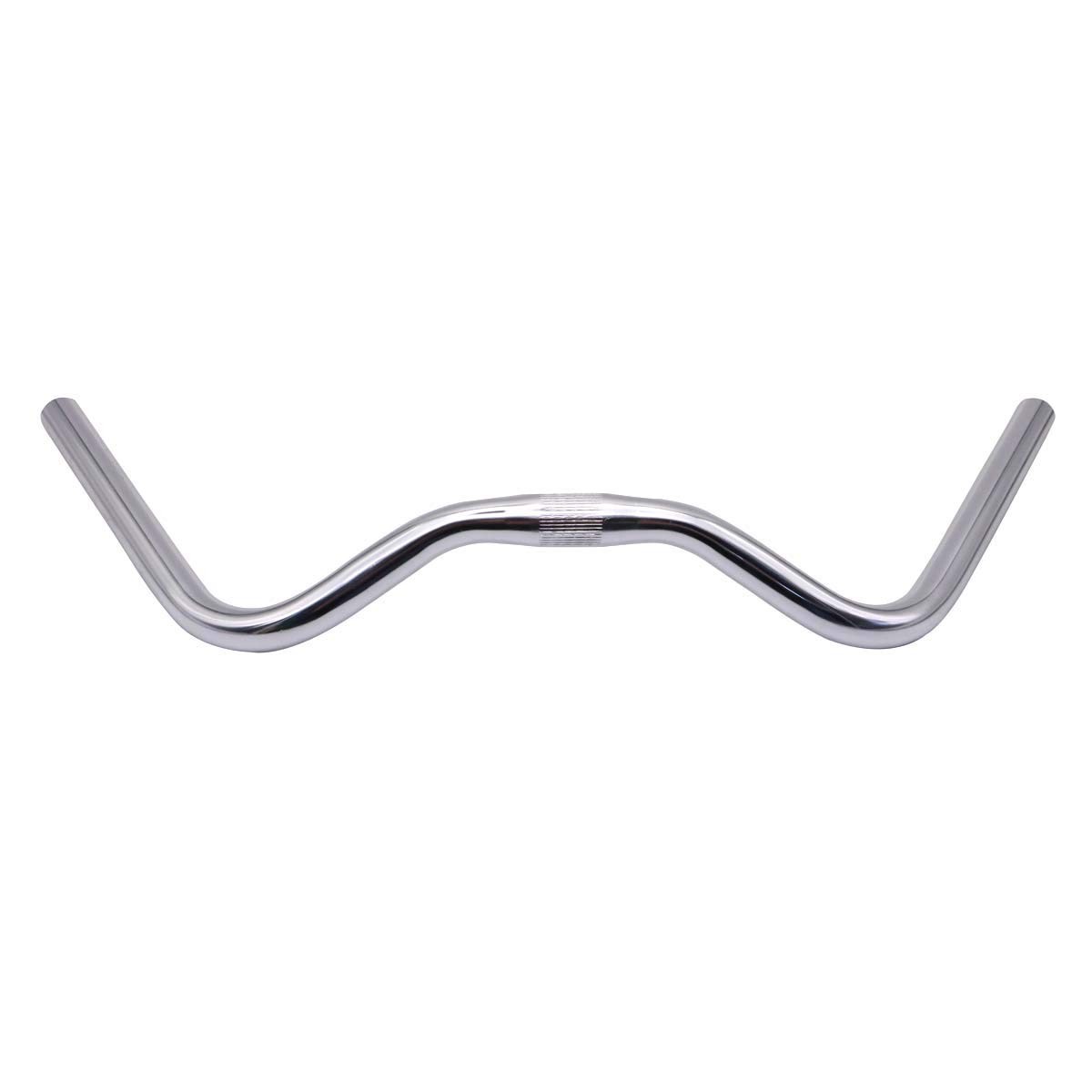 Bike Fixed Gear Handlebar 560X25.4mm Silver