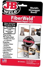 FiberWeld Permanent Repair Cast 2x36 Inch - High Strength Adhesive Fiberglass