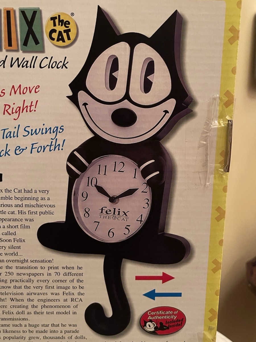 その他 FELIX 3D Motion Wall Clock Collections Etc Felix The Cat 3D Animated Analog Wall Clock