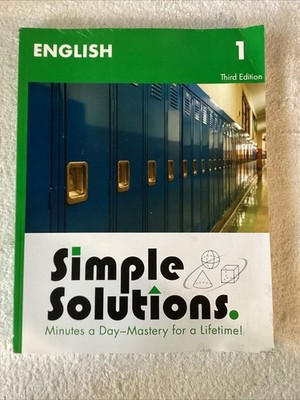 Simple Solutions English 1 Third Edition Workbook 77A
