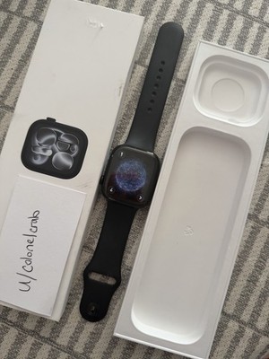 Apple Watch Series 11 46mm GPS Jet Black Case with Black Sport Band MEUX4LW/A