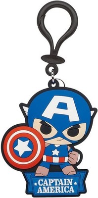 *NEW* Marvel: Captain America Soft Touch PVC Bag Clip by Monogram