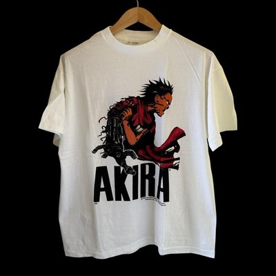 RARE Akira 80s Vintage Anime Cartoon White XL Single Stitch T-Shirt REPRINT