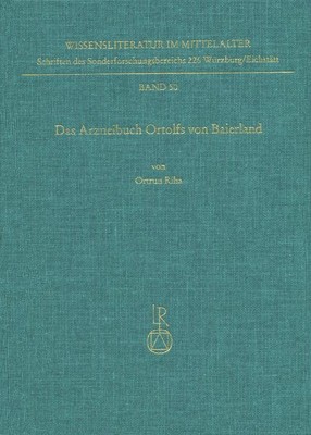 Das Arzneibuch Ortolfs Von Baierland, Hardcover by Riha, Ortrun, Brand New, F...