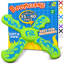 Fun Boomerang for Kids - Easter Basket Stuffers - Soft  Easy to Use - Best Gift