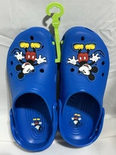 Disney Crocs unisex. Men’s 6/Women’s 8 Classic Mickey Mouse Blue Clogs NWT