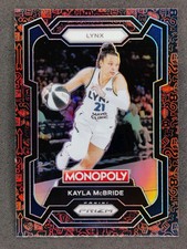 2024 Panini WNBA Prizm Monopoly KAYLA McBRIDE Red Icon Prizm #61 Minnesota Lynx