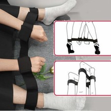 Bondage Handcuffs Wrist to Ankle Straps Cuffs Restraint Open Leg Bar BDSM Slave