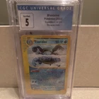 CGC 5.5 Blastoise 37/165 Reverse Holo Expedition Base 2002 Pokemon Card Graded