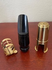 Modern Selmer Soloist C* Long Shank Alto Sax Mouthpiece + Metal Ligature and Cap