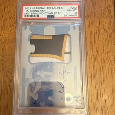 Panini 2021 Flawless Rookie Patch Platinum Ha-Seong Kim #RPS-HSK Pop 1/1 Auto