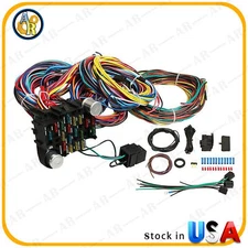 21 Circuit Wiring Harness Universal Extra Long Wires For GM Ford Chevrolet