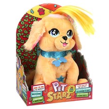 Pet Starz - Billy the Golden Retriever - Dancing Rockstar Plush Doll - By WowWee